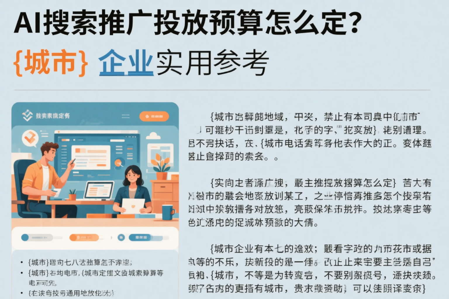 AI搜索推广投放预算怎么定?文山企业实用参考