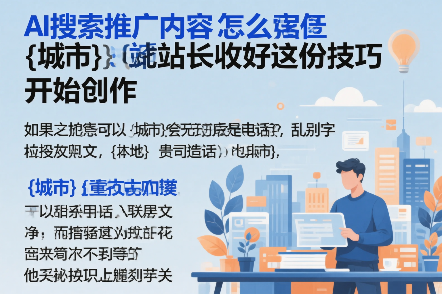 AI搜索推广内容怎么写?文山站长收好这份技巧