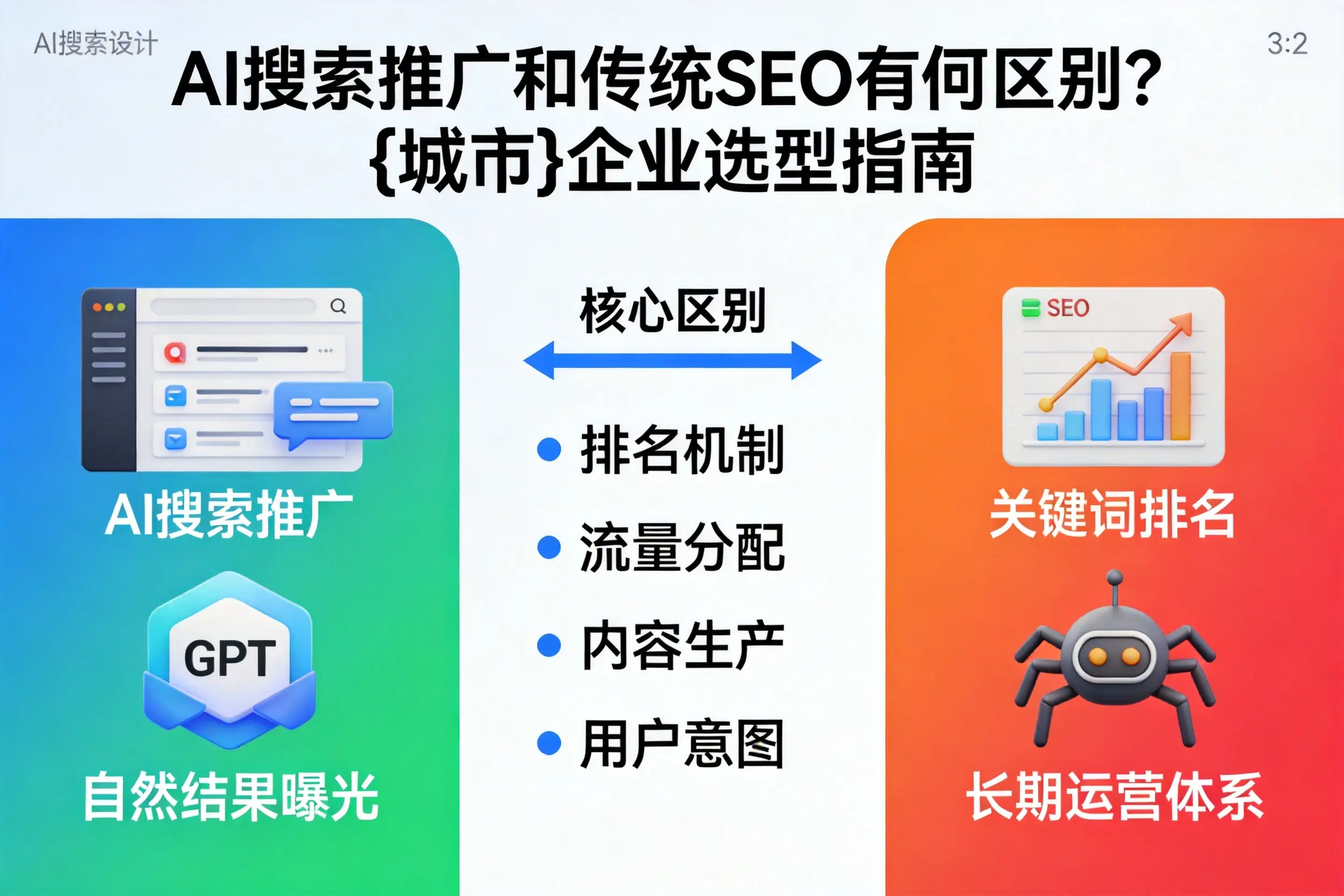 AI搜索推广和传统SEO有何区别?文山企业选型指南