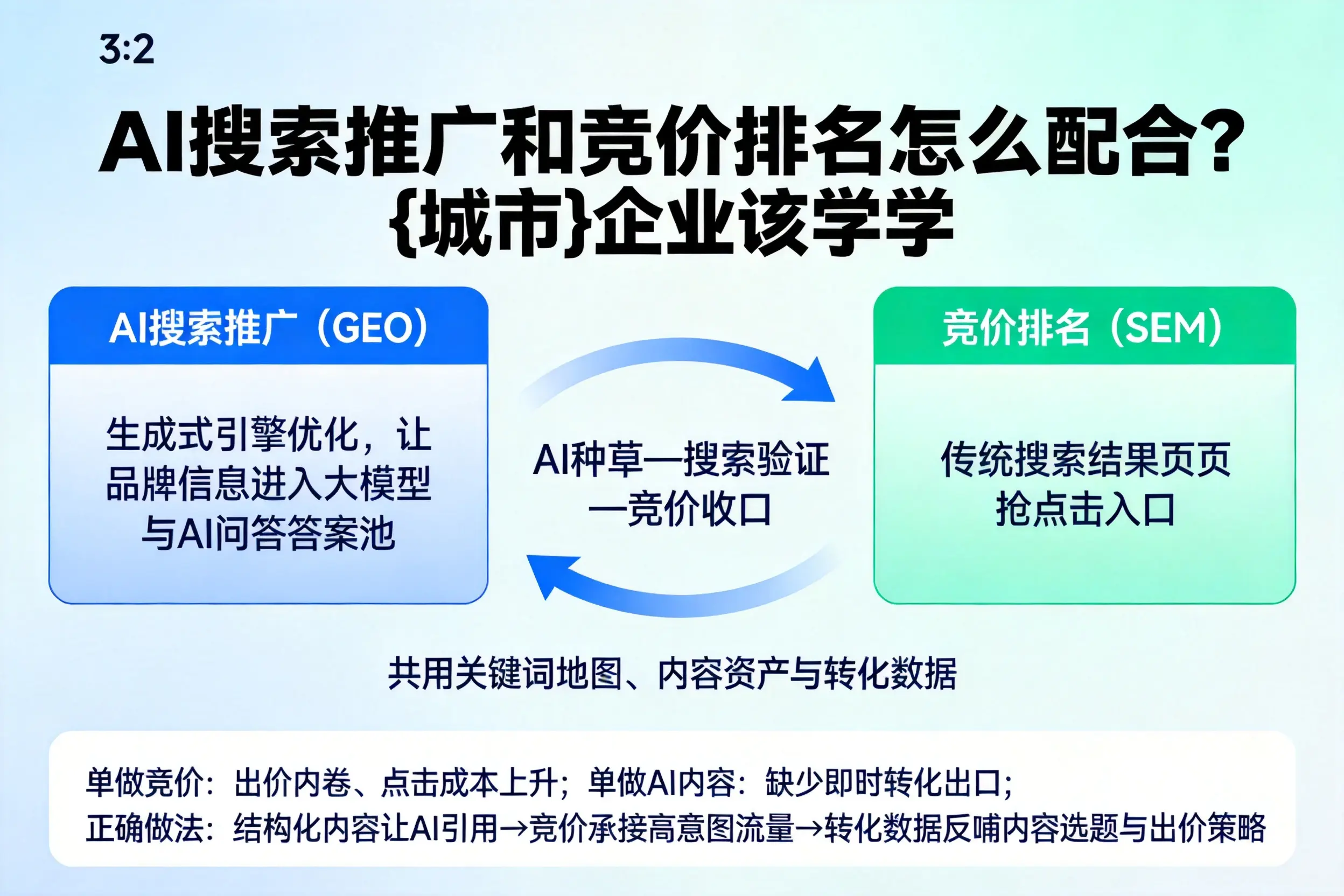 AI搜索推广和竞价排名怎么配合?文山企业该学学