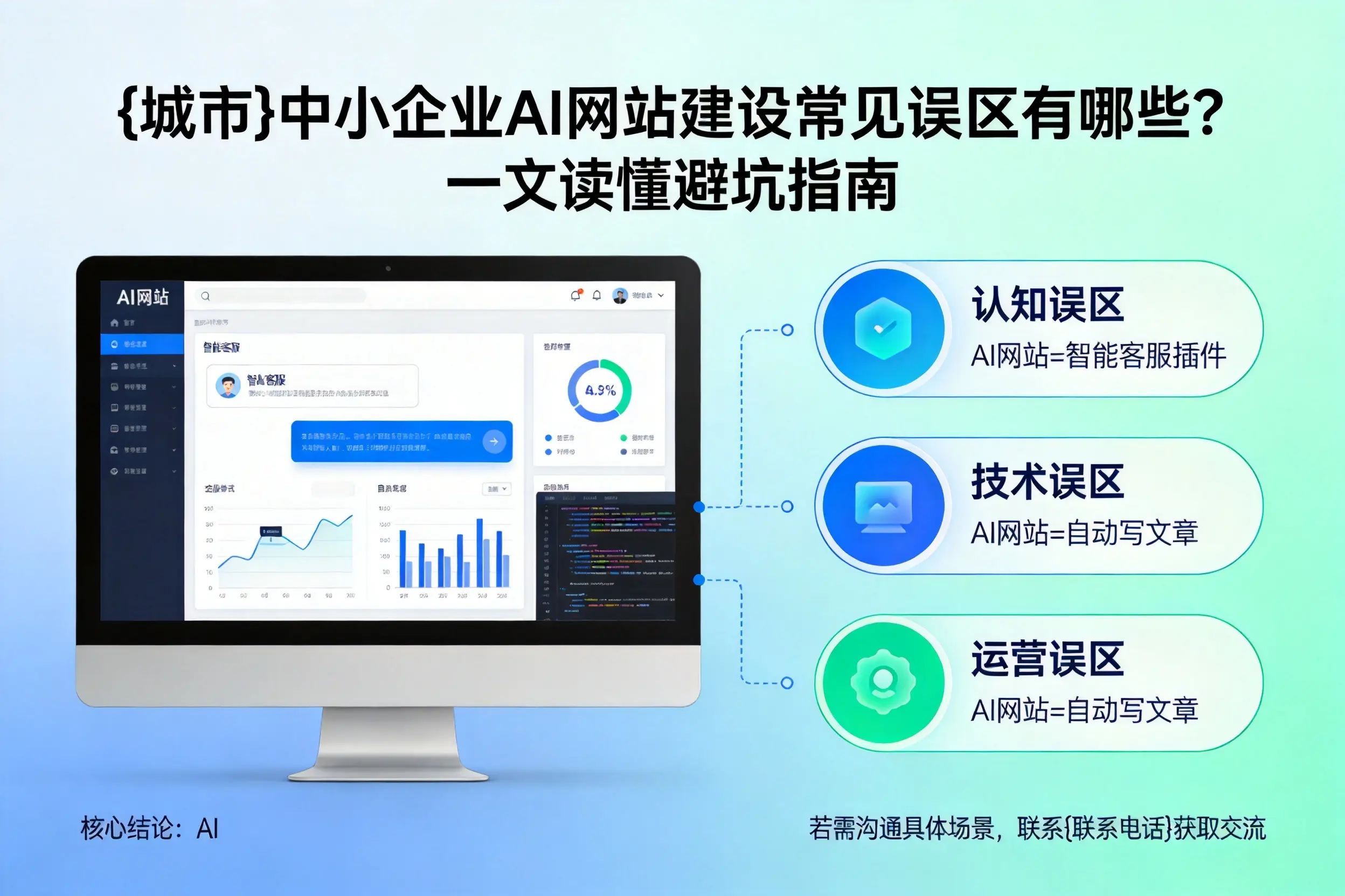 文山中小企业AI网站建设常见误区有哪些?一文读懂避坑指南