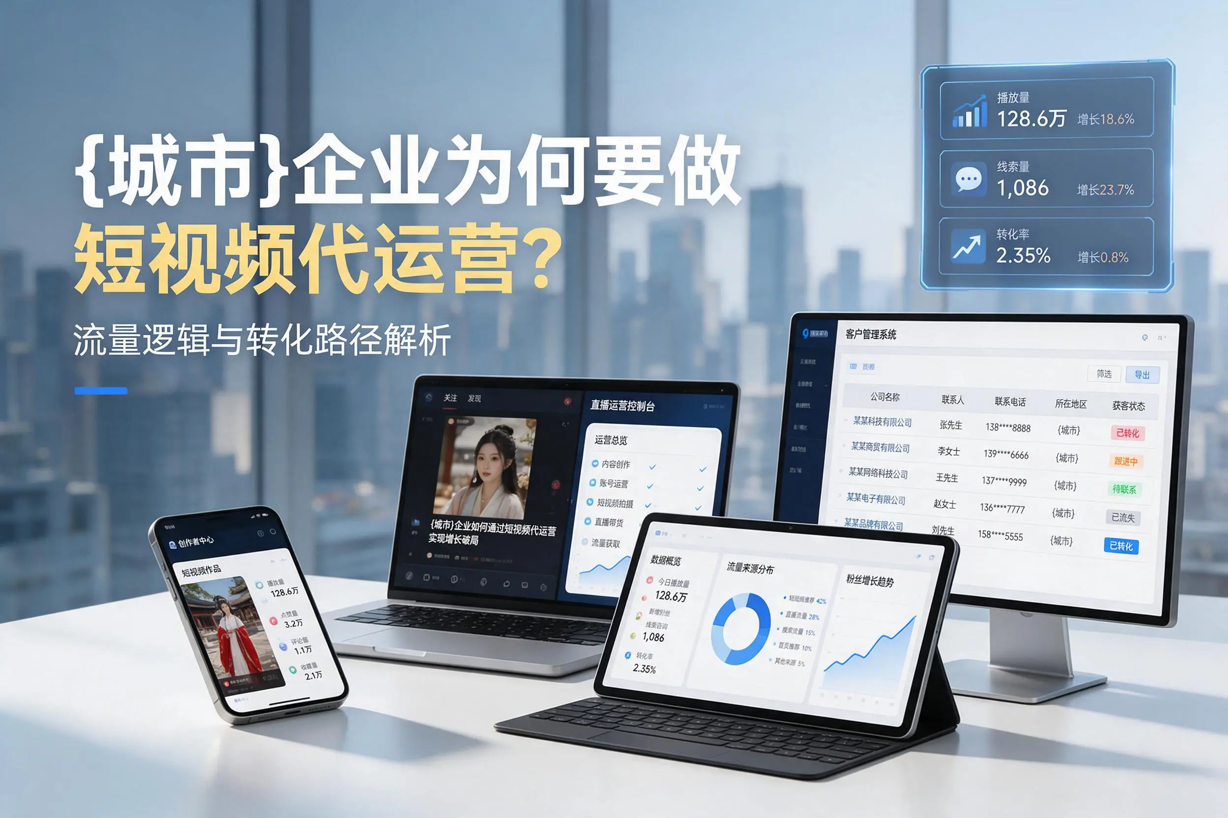 文山企业为何要做短视频代运营?流量逻辑与转化路径解析