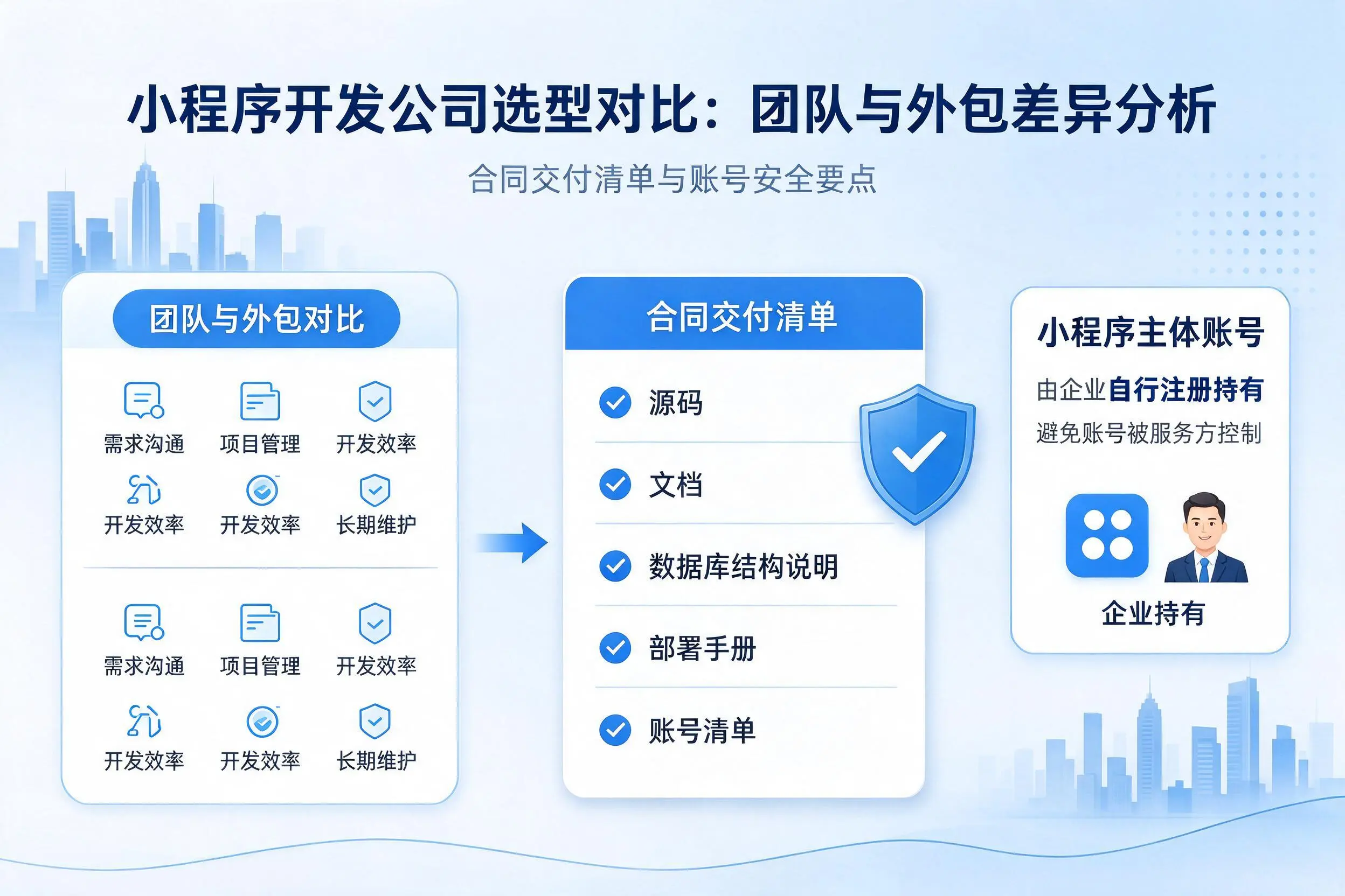文山小程序开发公司选型对比：团队与外包差异分析