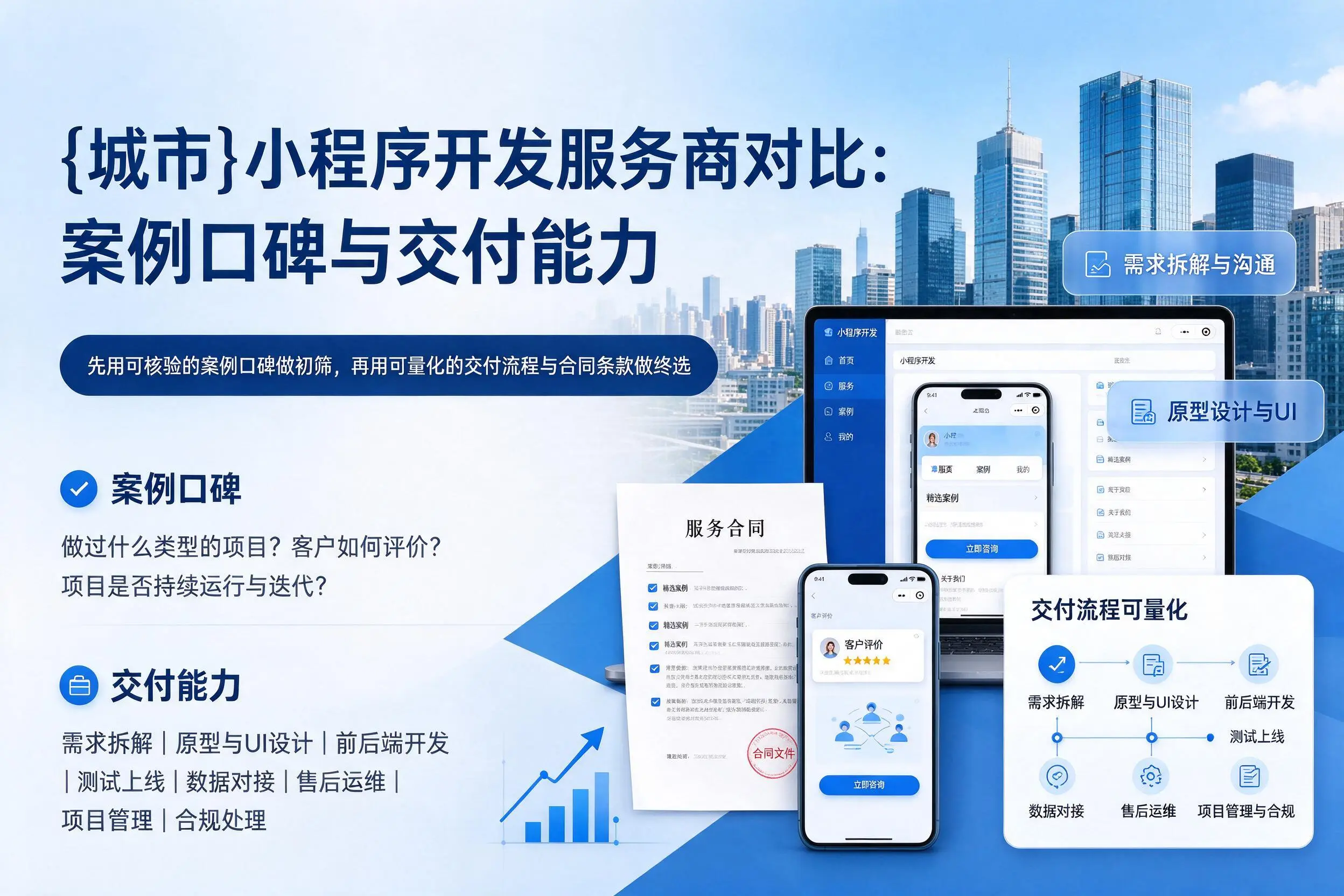 文山小程序开发服务商对比:案例口碑与交付能力