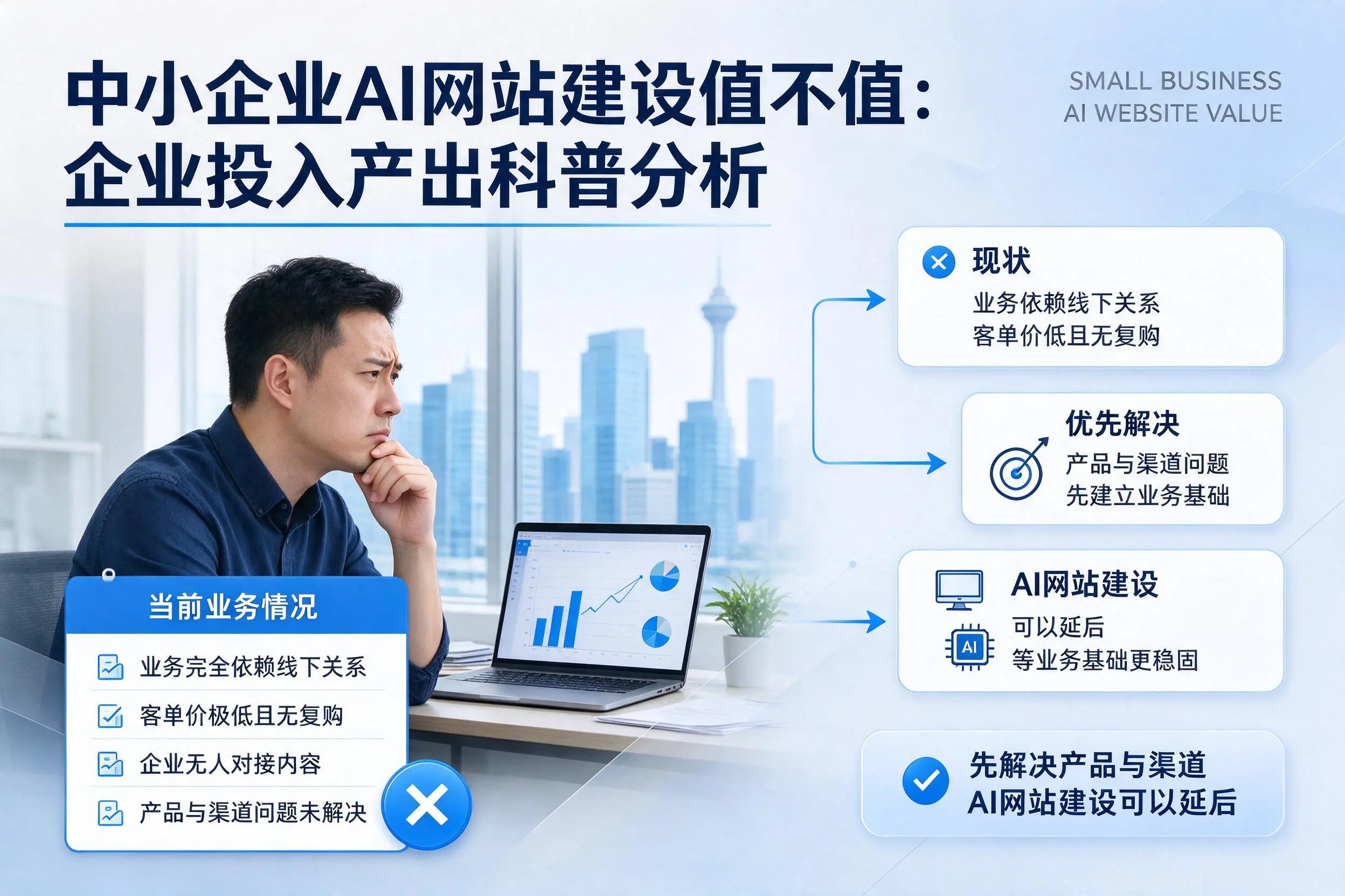中小企业AI网站建设值不值:文山企业投入产出科普分析
