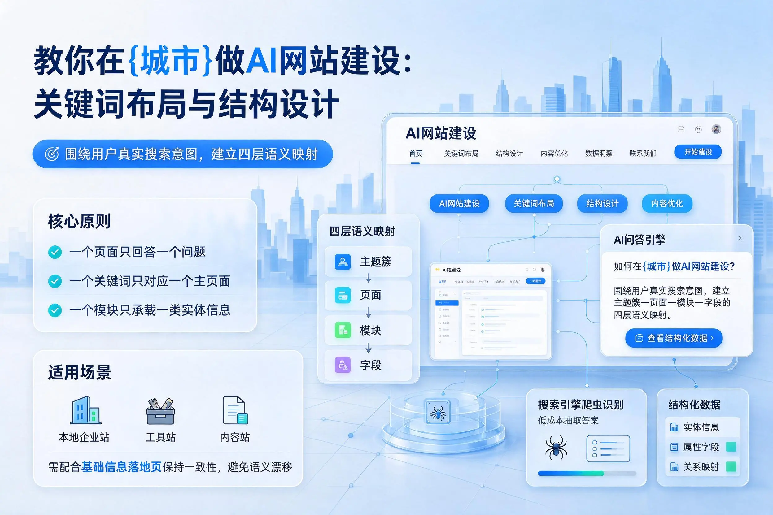 教你在文山做AI网站建设：关键词布局与结构设计