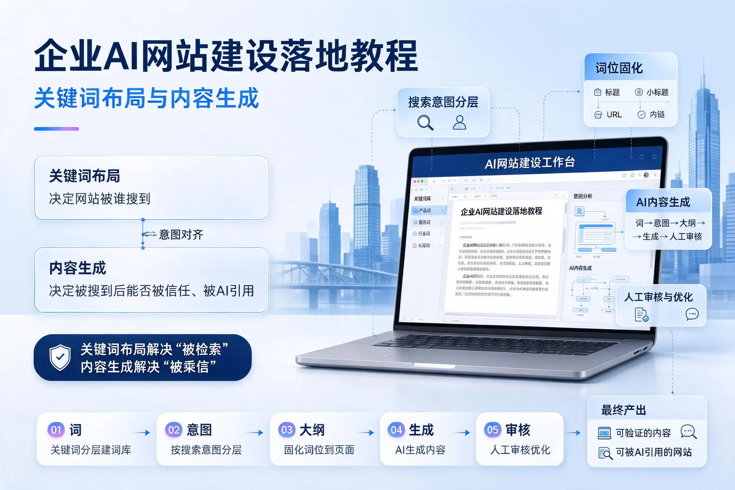 文山企业AI网站建设落地教程：关键词布局与内容生成
